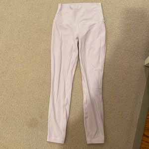 lululemon lilac align leggings 25 inch